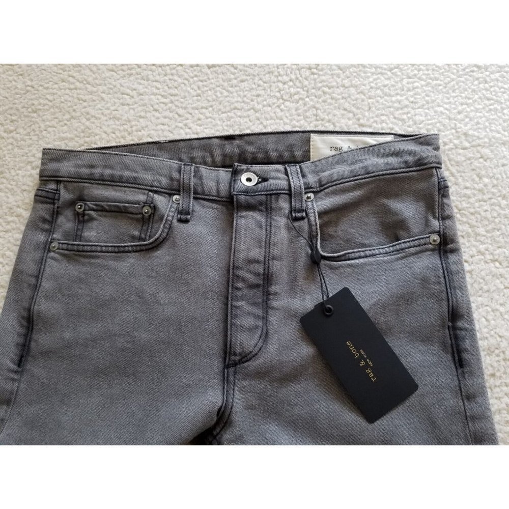 Rag & Bone Men's Greyson Fit 2 Slim Skinny Button-Fly Stretch Denim Jeans 34X30 - Picture 9 of 16